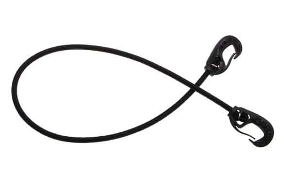 Sandow vélo tendeur élastique avec crochets 90cm x 10mm noir *Déstockage !