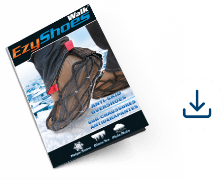Sur-chaussure semelle anti-glisse neige,verglas et boue. EZYSHOES 